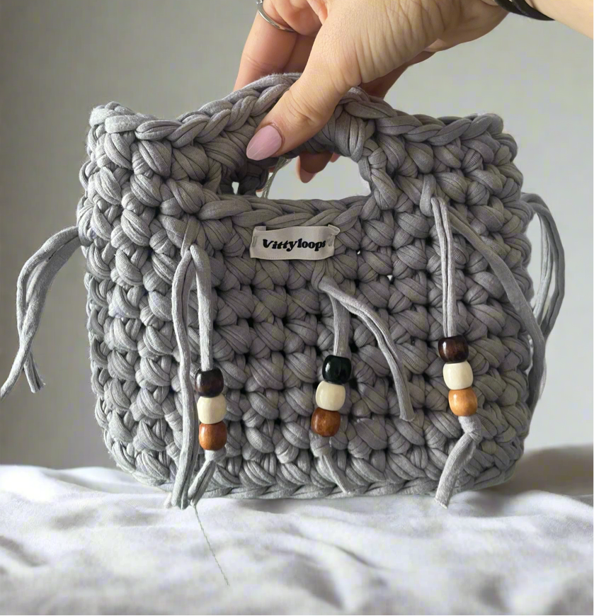 MULAN grey handbag