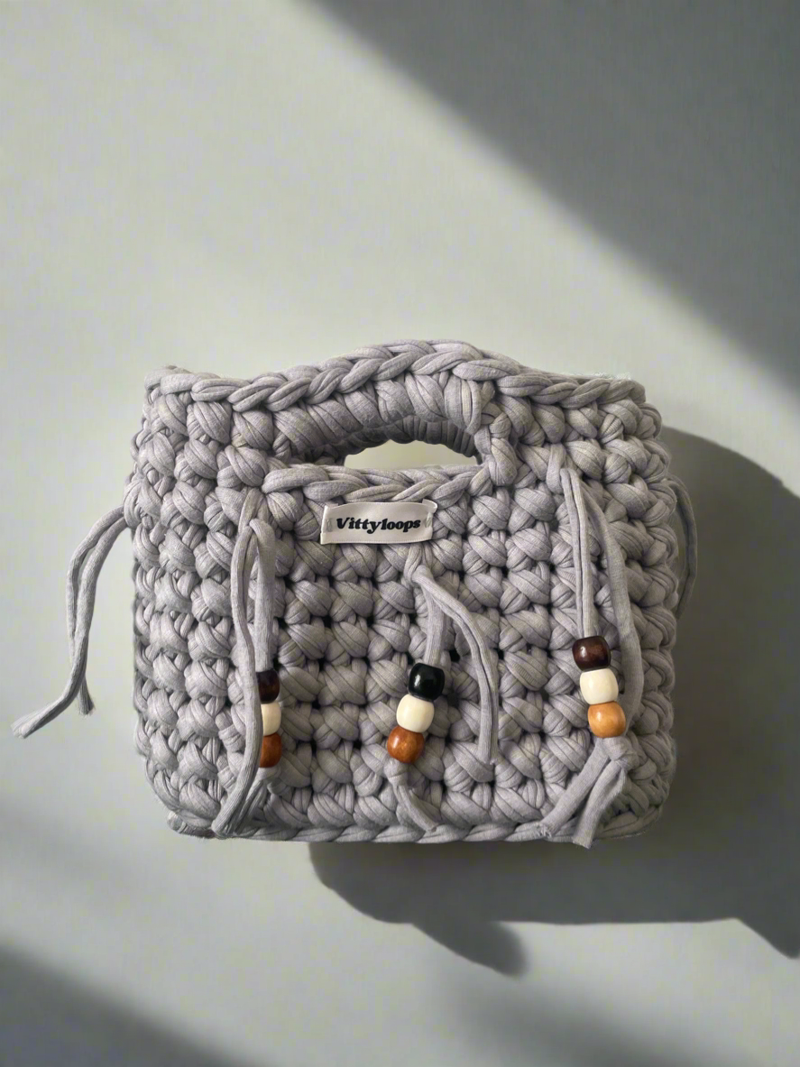 MULAN grey handbag