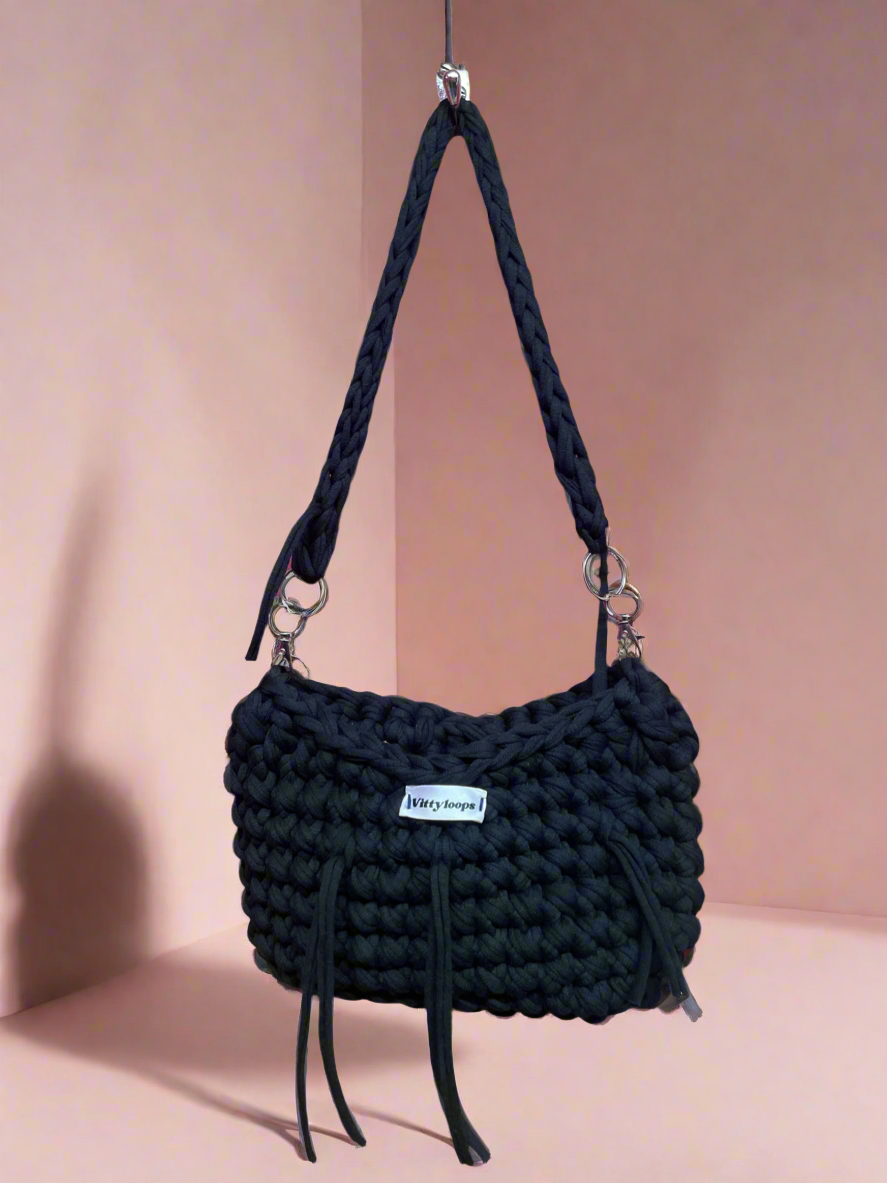 CHERIE black shoulder bag