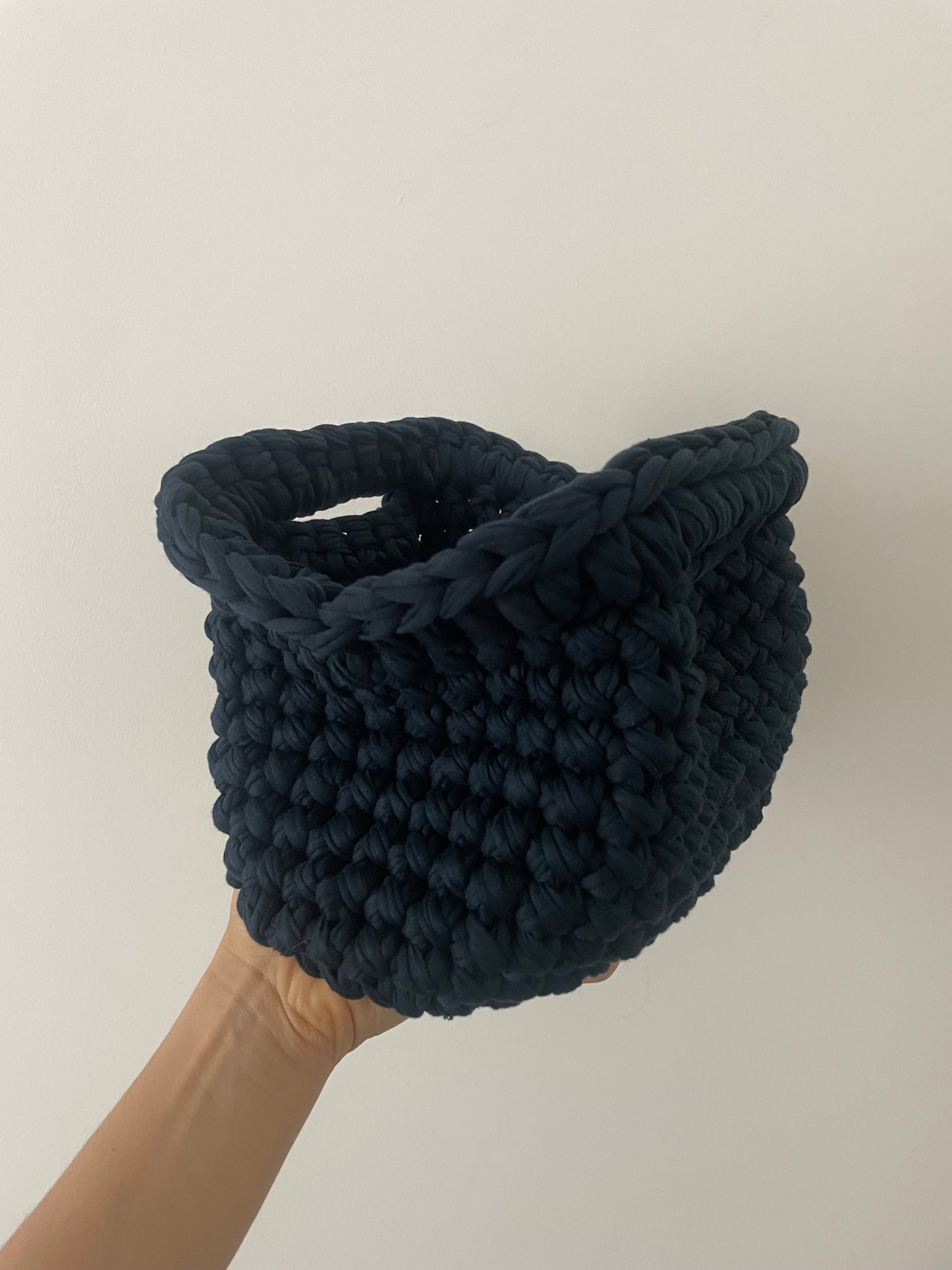 NAVY clutch bag