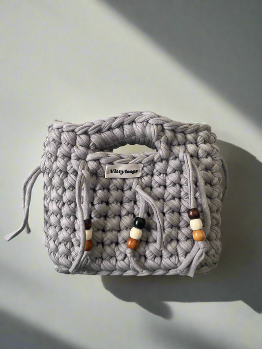 MULAN grey handbag