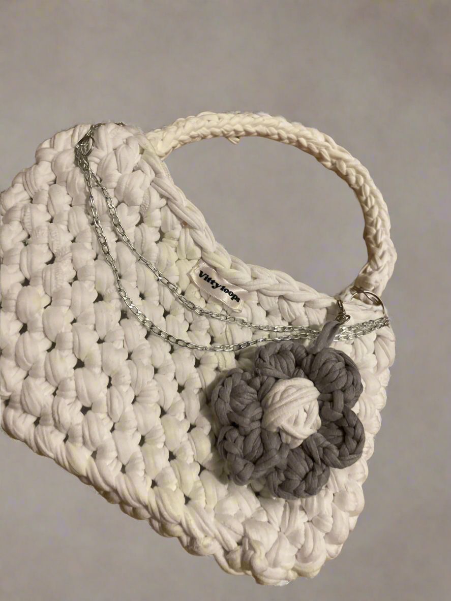 CHERIE white shoulder bag