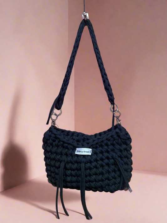 CHERIE black shoulder bag